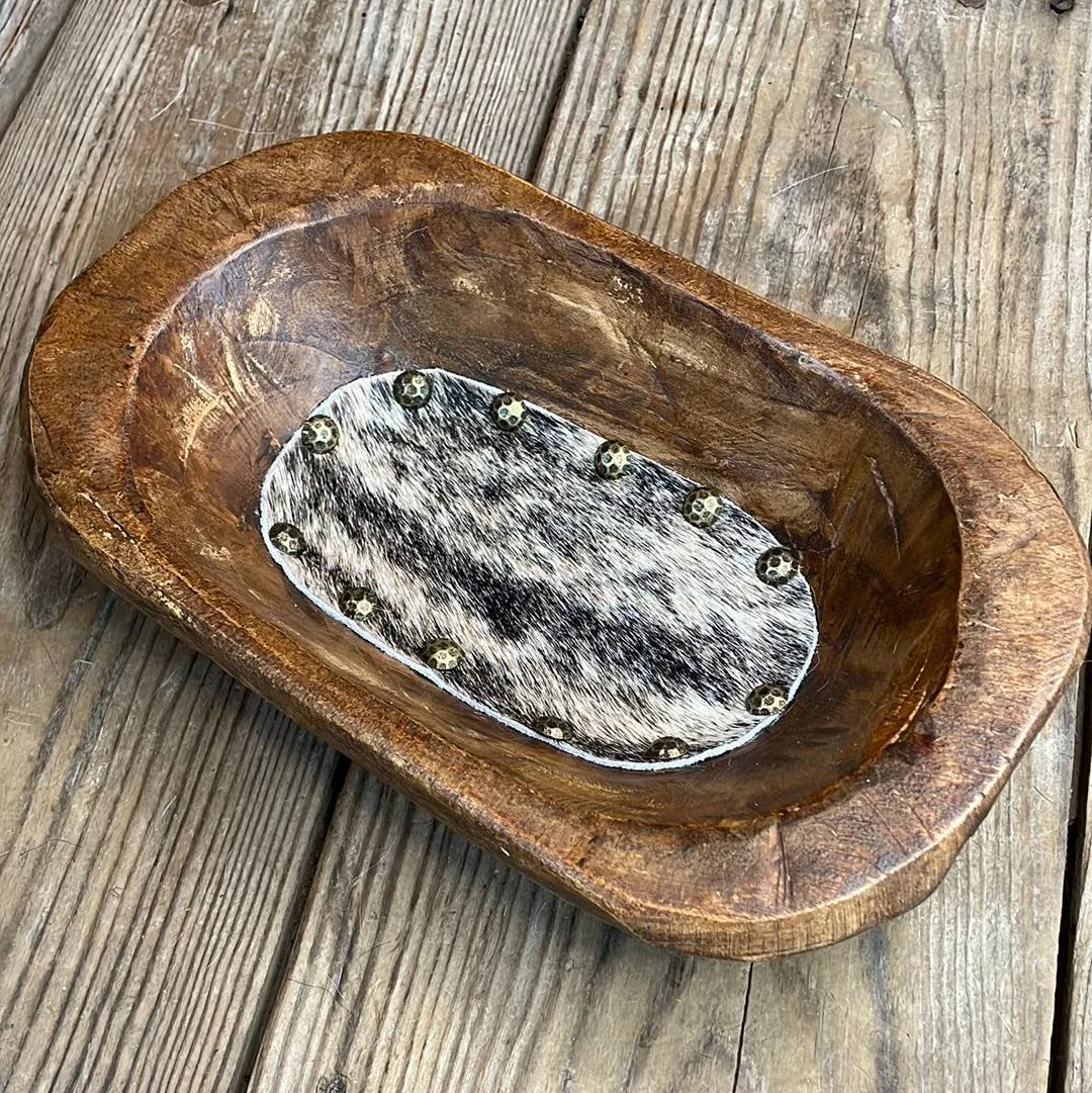 083 Small Décor Bowl - Brindle w/