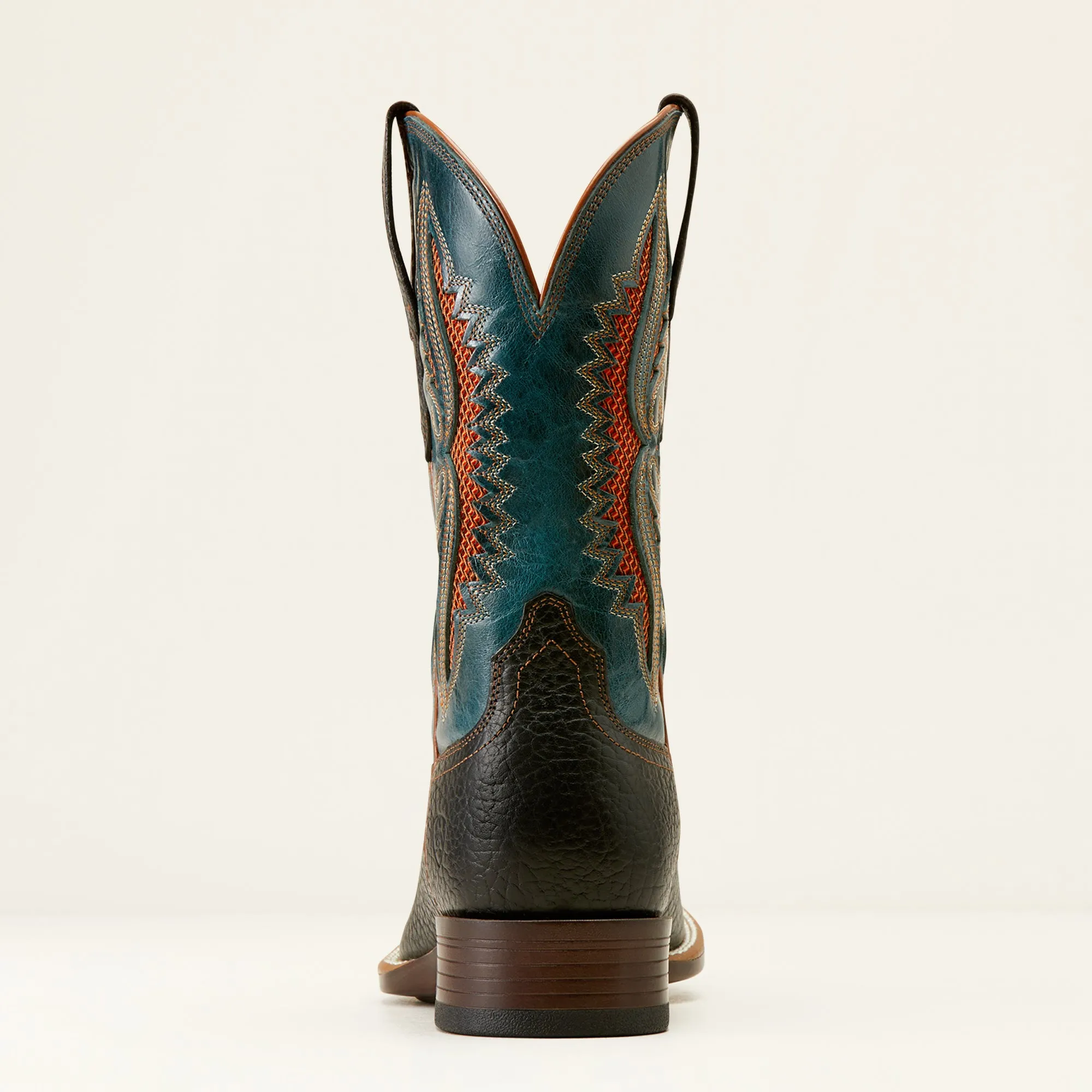 10050904 Ariat Men's Rowder Venttek 360 Black/Dark Teal Boots