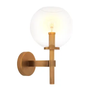 112647UL - Wall Lamp Jade antique brass finish