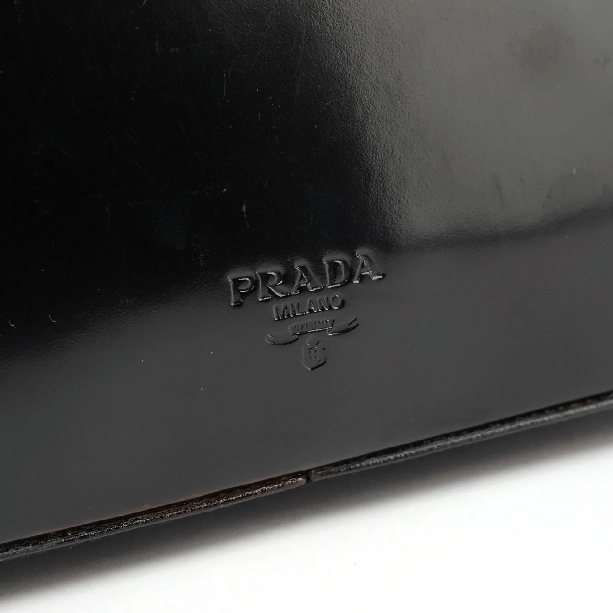 1995 Black Spazzolato Handbag