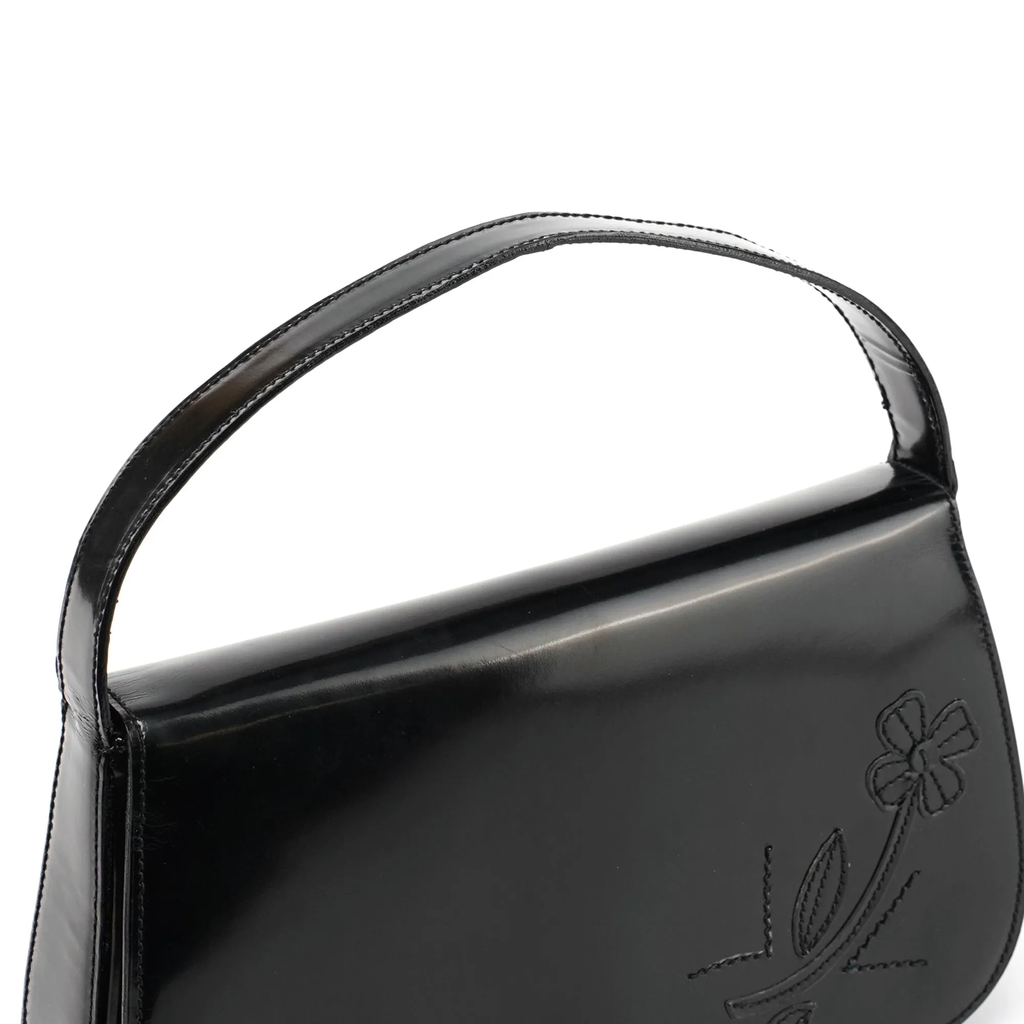 1995 Black Spazzolato Handbag