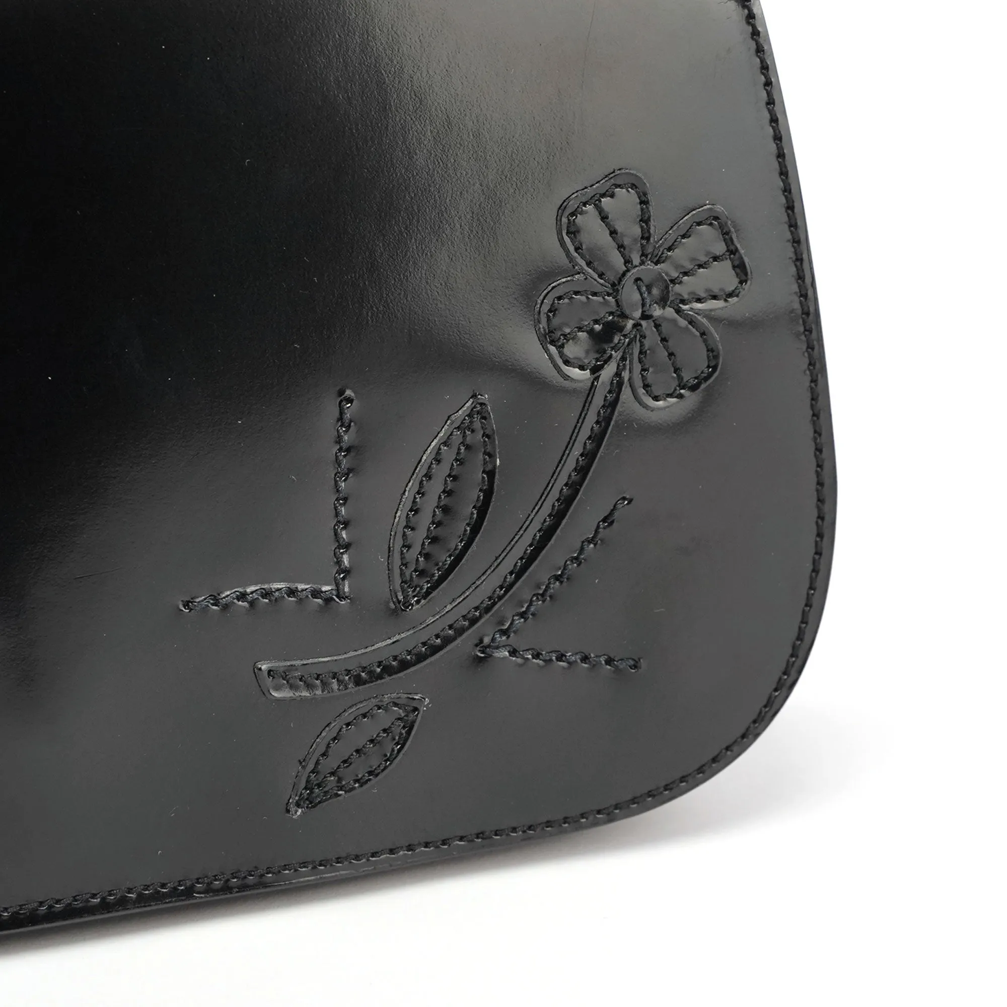 1995 Black Spazzolato Handbag