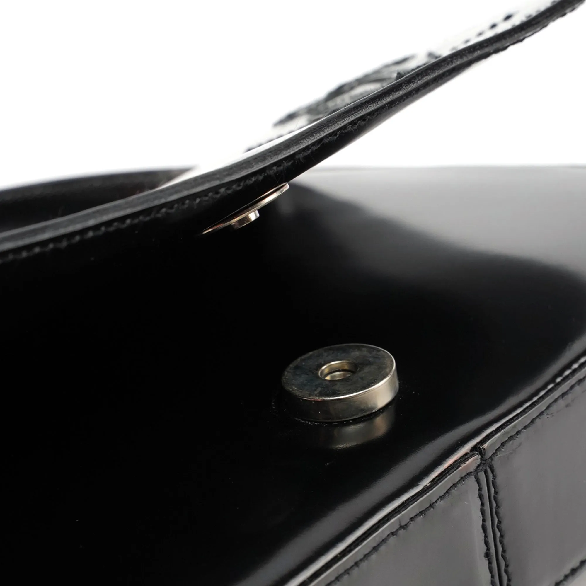 1995 Black Spazzolato Handbag