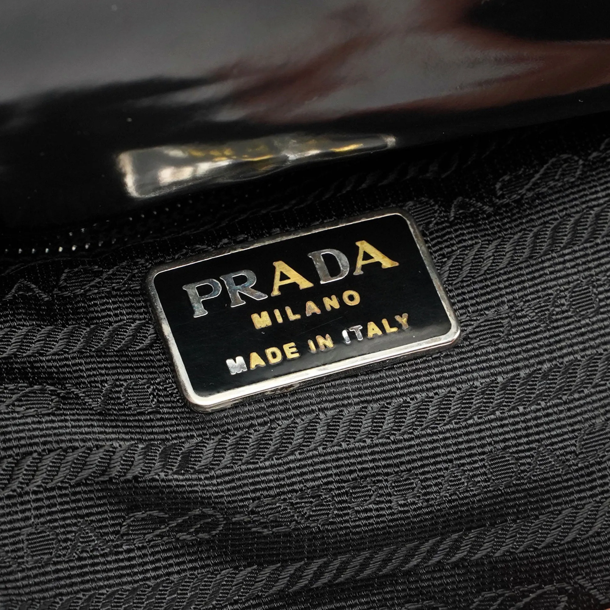 1995 Black Spazzolato Handbag