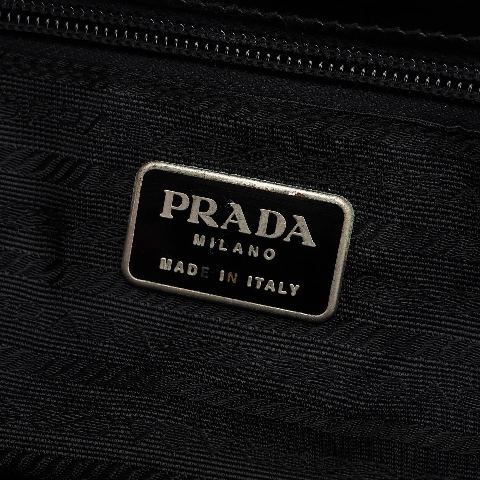 1995 Black Spazzolato Tote Bag