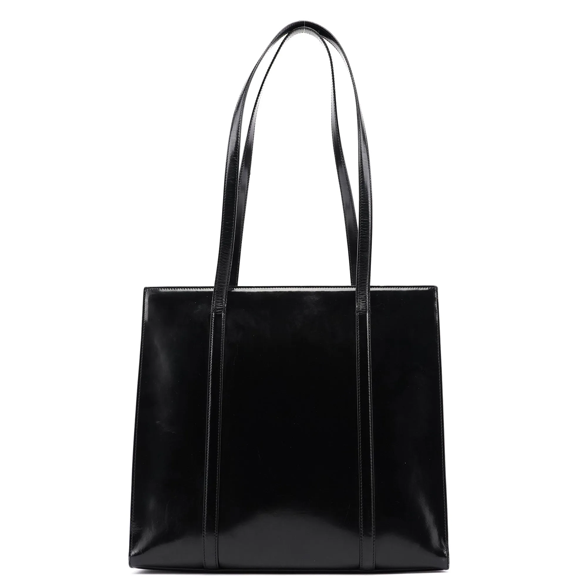 1995 Black Spazzolato Tote