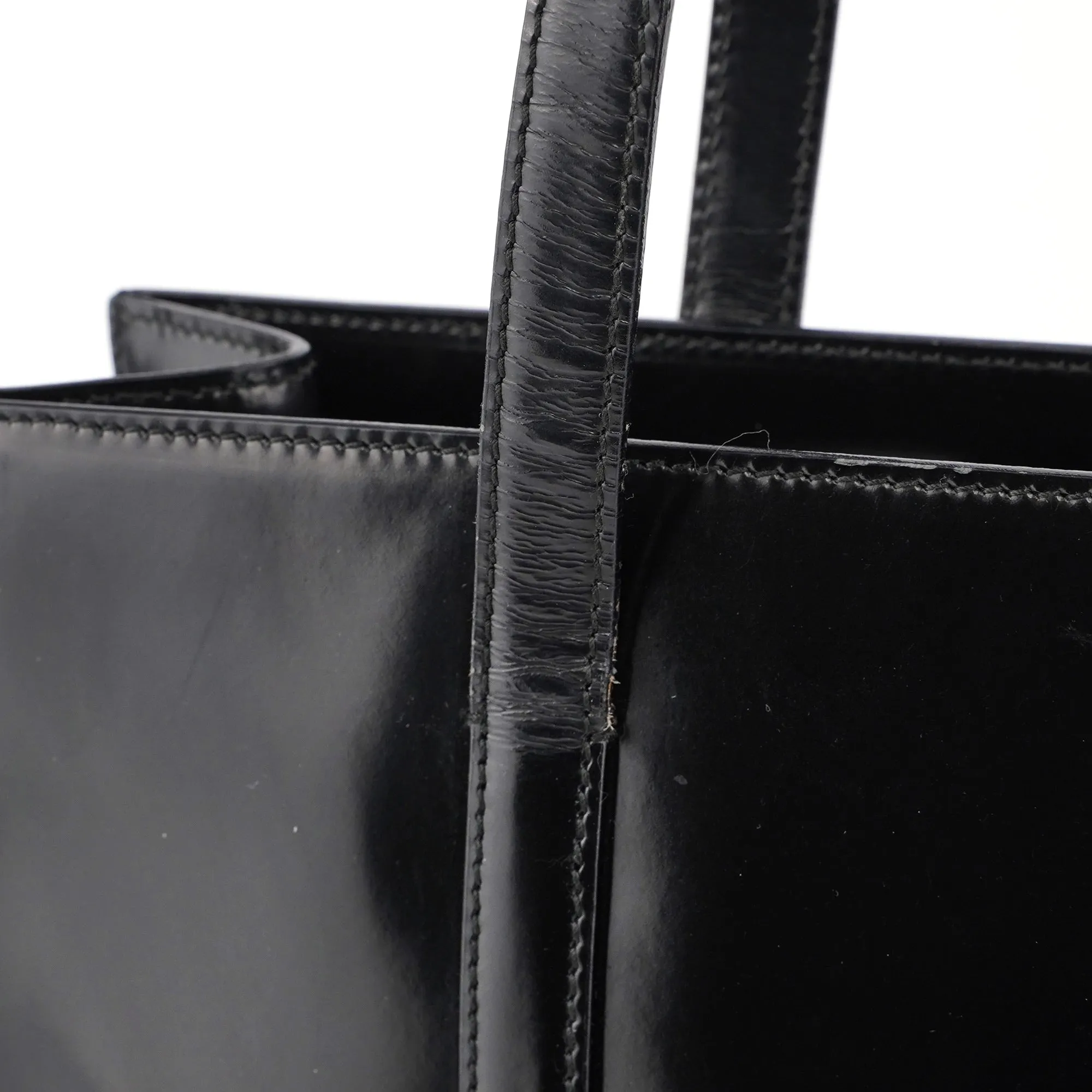 1995 Black Spazzolato Tote