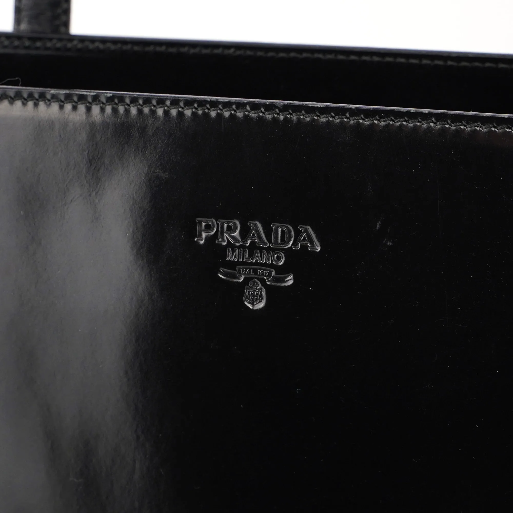 1995 Black Spazzolato Tote
