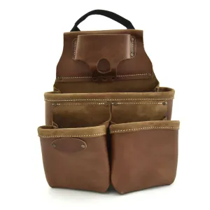 98435 - 9 Pocket Framer's Nail and Tool Pouch in Full Grain Leather | Style n Craft
