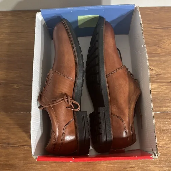Abeo  Oscar Dress Casual Shoes cognac   Men's Size US 9 new with box