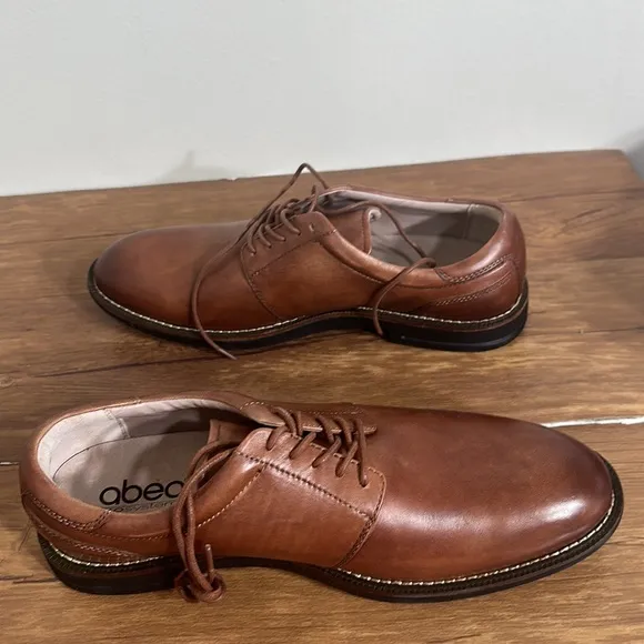 Abeo  Oscar Dress Casual Shoes cognac   Men's Size US 9 new with box