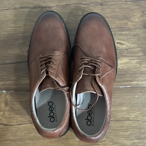 Abeo  Oscar Dress Casual Shoes cognac   Men's Size US 9 new with box