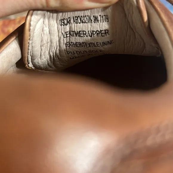 Abeo  Oscar Dress Casual Shoes cognac   Men's Size US 9 new with box