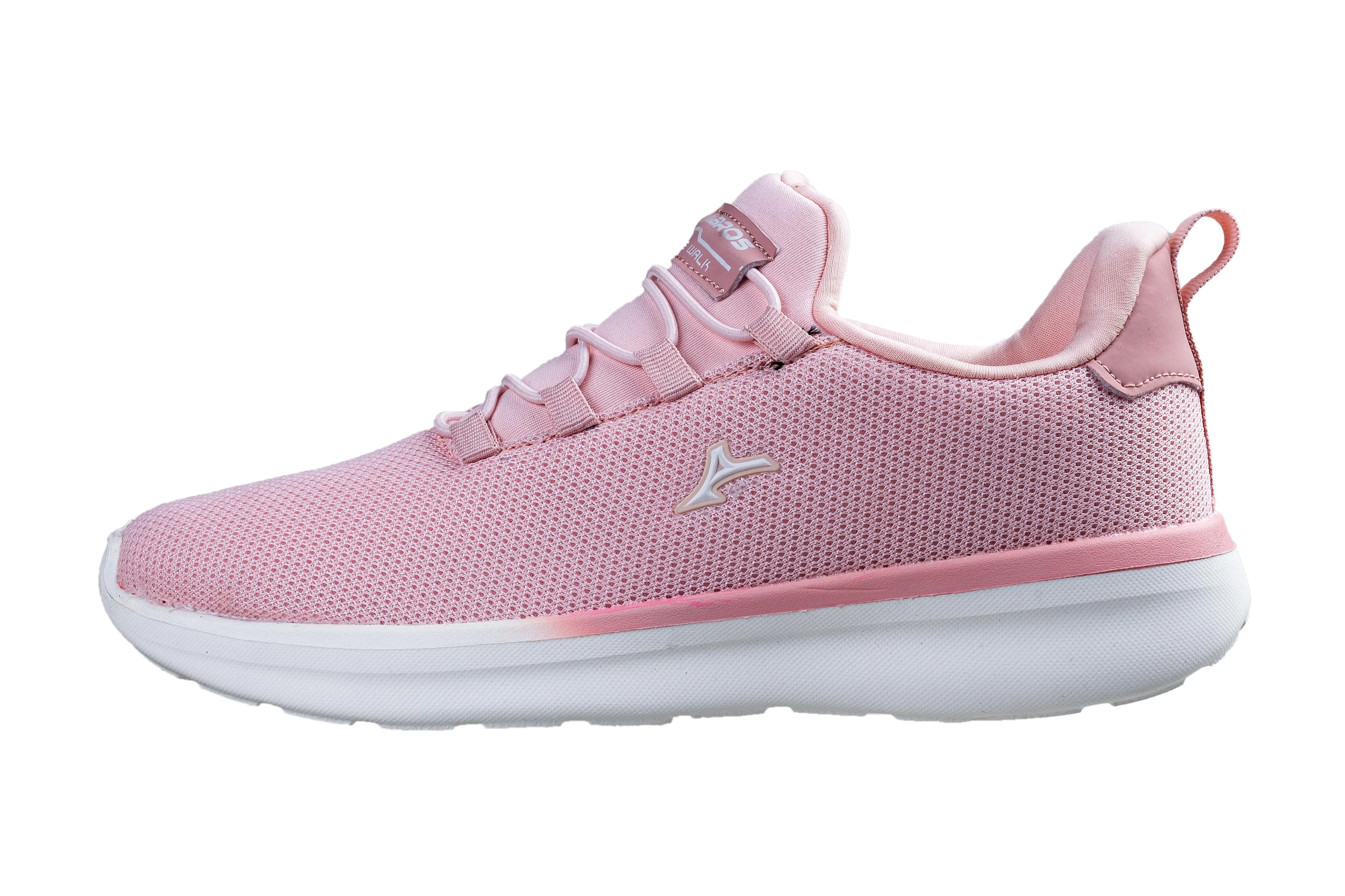 Abros Ladies Peach / White Sports Shoe
