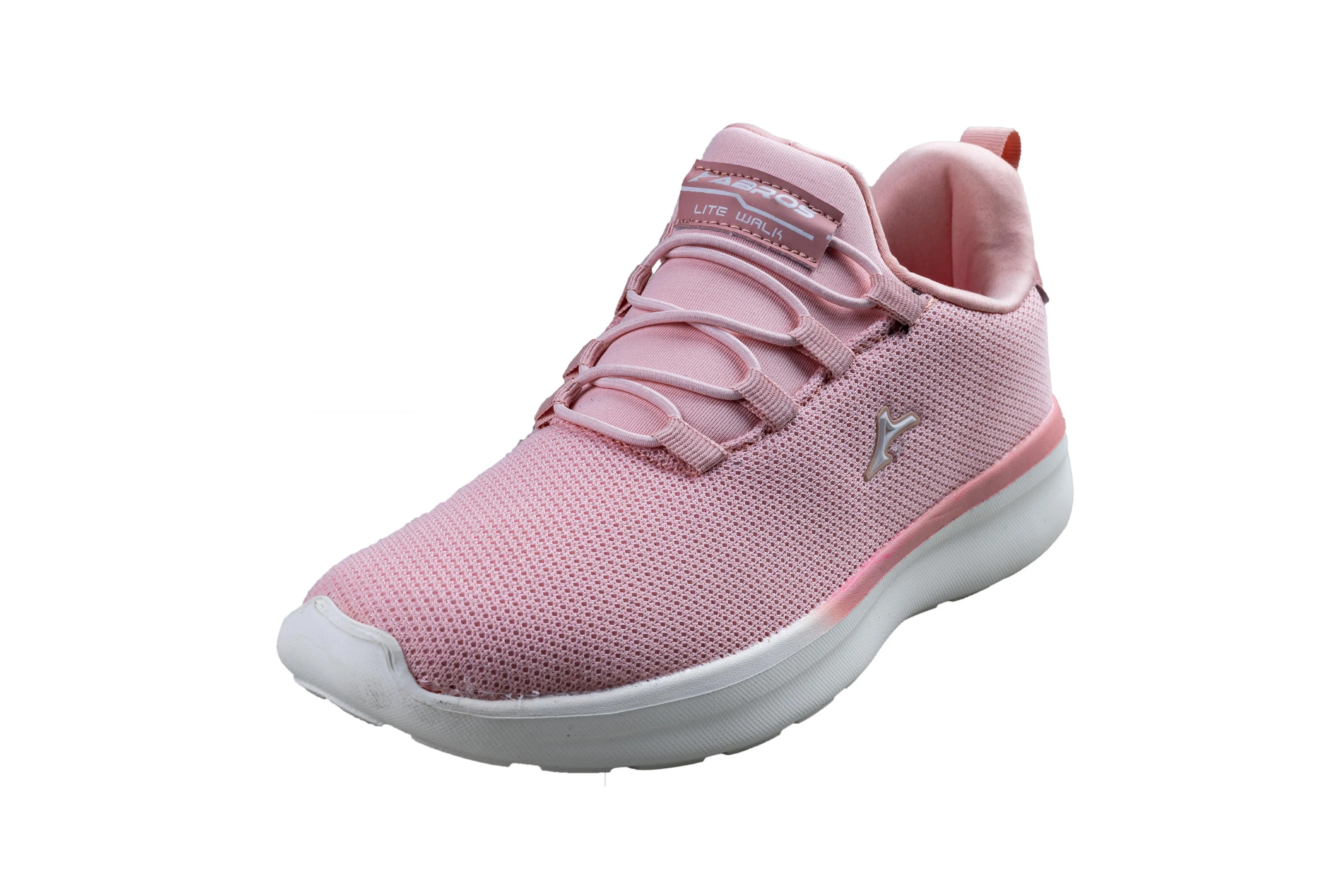 Abros Ladies Peach / White Sports Shoe