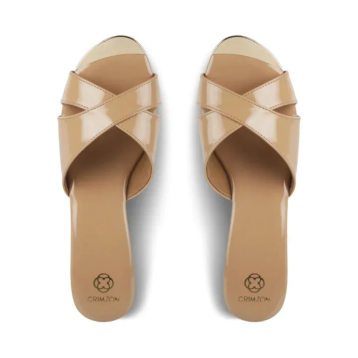 Aiyana Nude Wedges