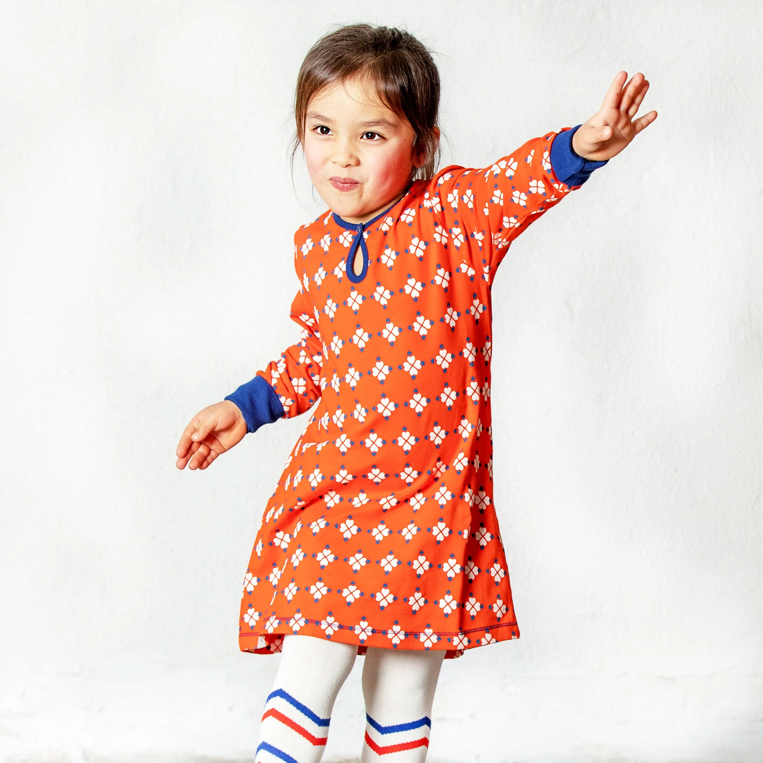 Alba - Inge Dress - Cherry Tomato Heartbreaking Love