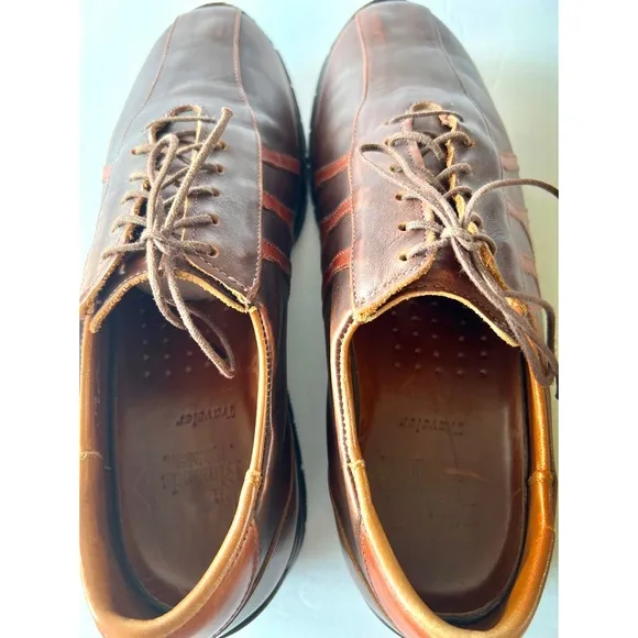 Allen Edmonds Brown and Tan Oxfords