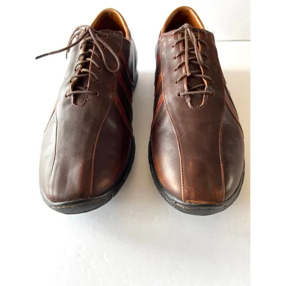 Allen Edmonds Brown and Tan Oxfords