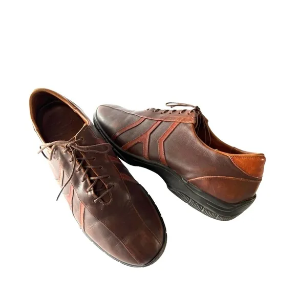 Allen Edmonds Brown and Tan Oxfords