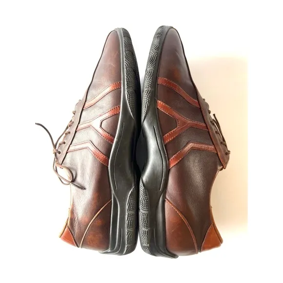 Allen Edmonds Brown and Tan Oxfords