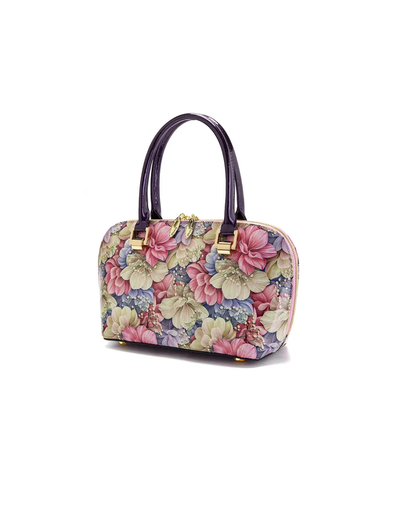 ANGELIQUE SML GRIP HANDLE LEATHER BAG- SN57-9387