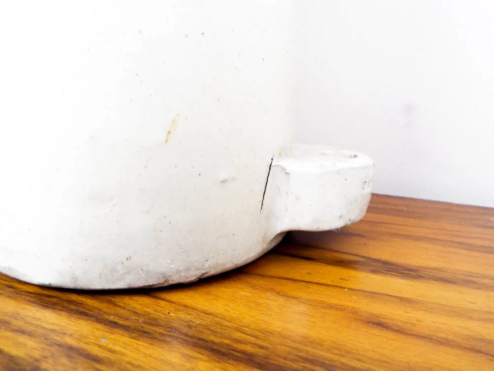 Antique English1 Gallon Crock Jug ~ H Inwood Grocer, Luton