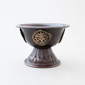 Antique Finish Brass Offering Bowls, 3.25 inch (Set of 7)