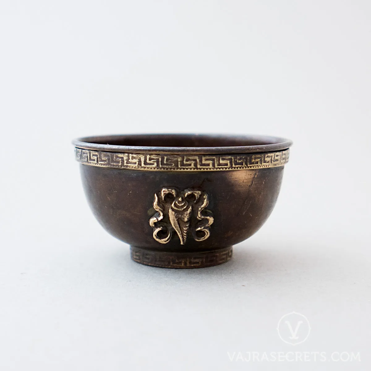 Antique Finish Brass Offering Bowls, 4 inch (Set of 7)