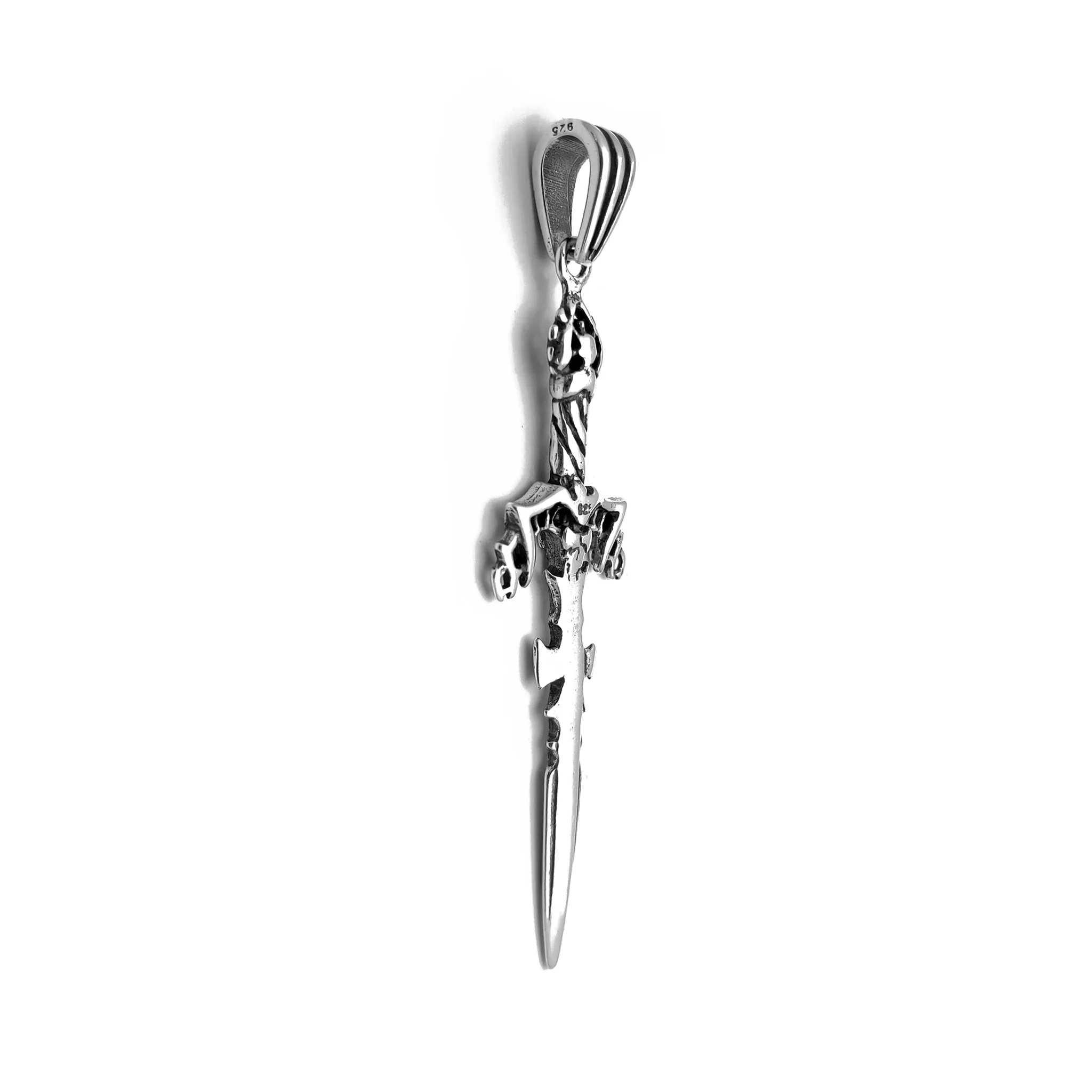 Antique-Finish Vintage Sword (Silver)