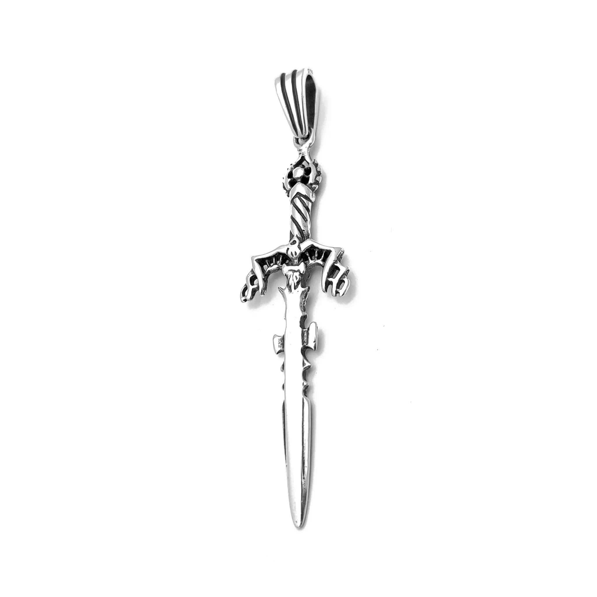 Antique-Finish Vintage Sword (Silver)