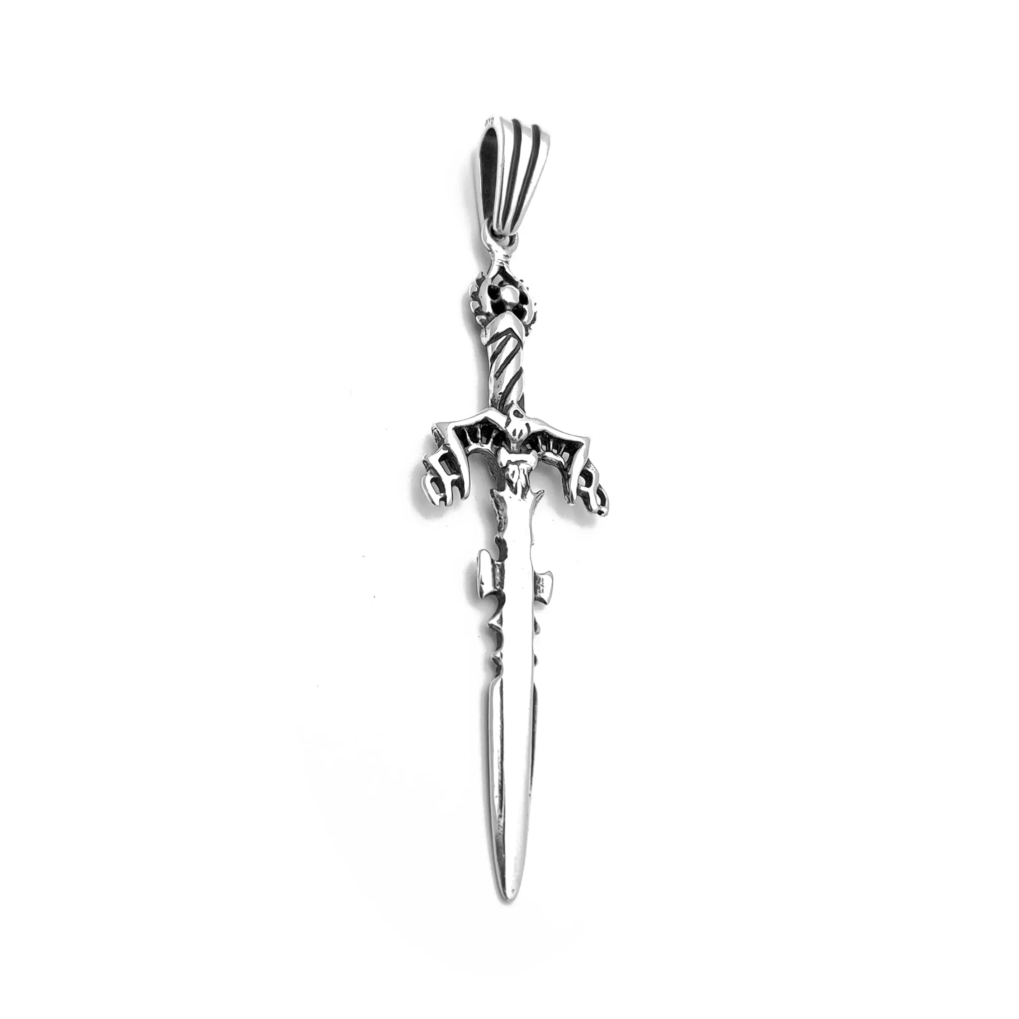 Antique-Finish Vintage Sword (Silver)