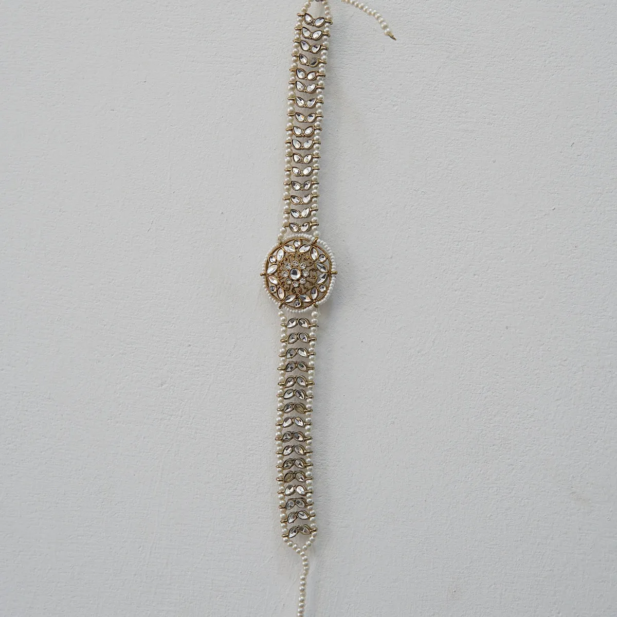 Antique Kundan Sheesh Patti For Head