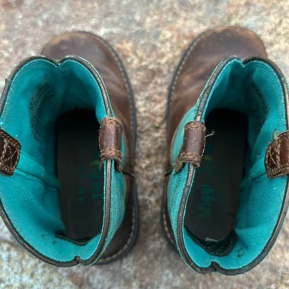 Ariat Distressed Brown Fatbaby Heritage Kids Boots