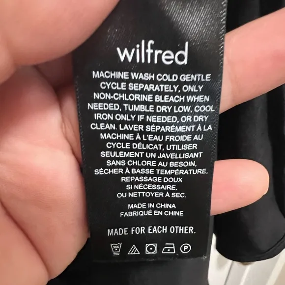 Aritzia Wilfred Glaze Satin Dress Size 6