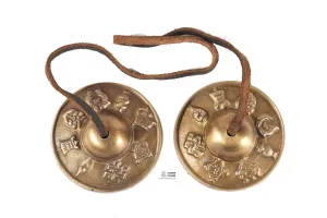 Ashtamangala engraved Tingshya bells