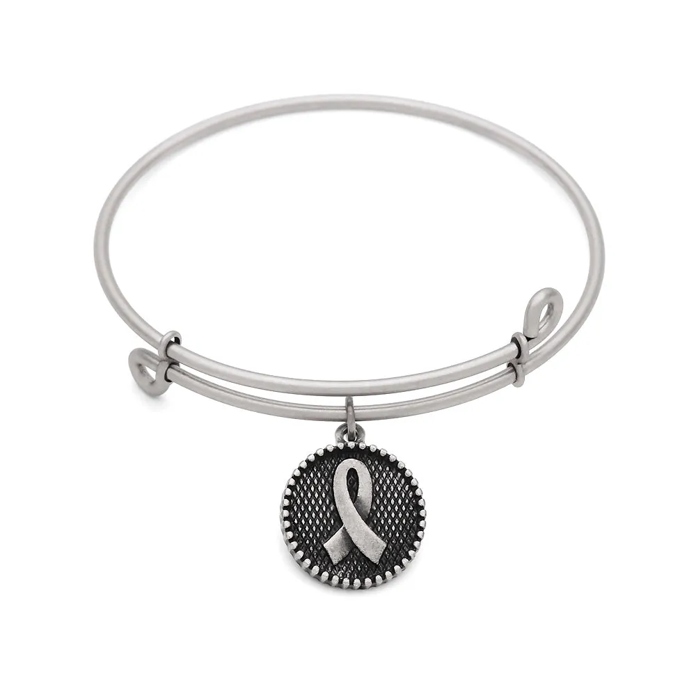 Awareness, Bangle Antique Silver Color Finish