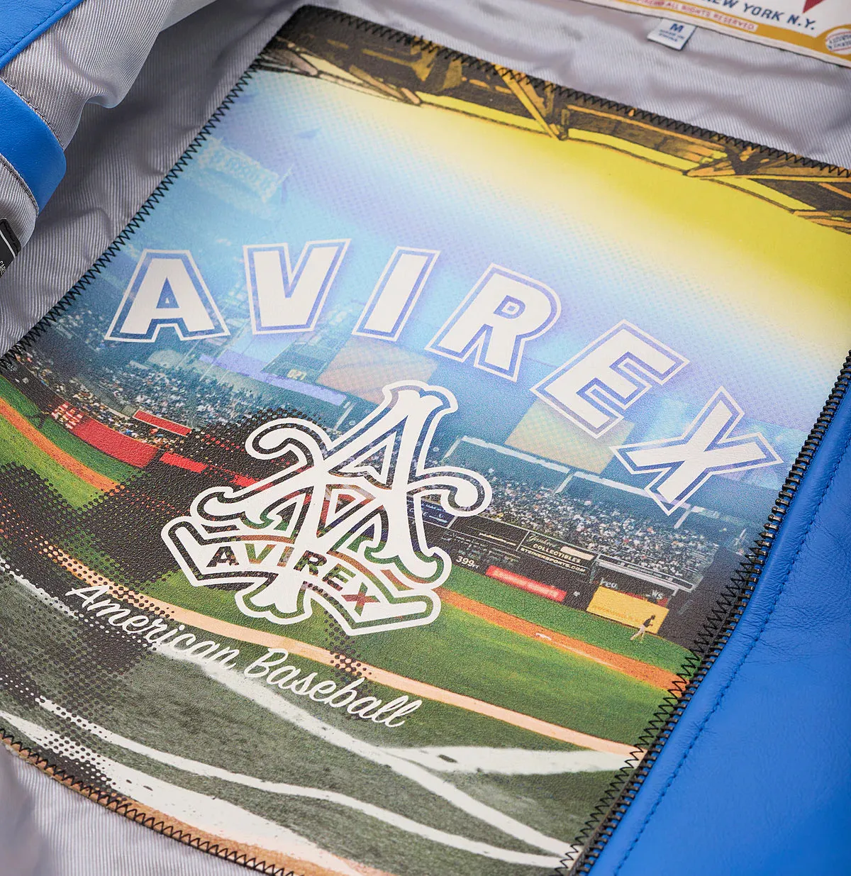 Baseball Varsity Jacket - Sky Blue