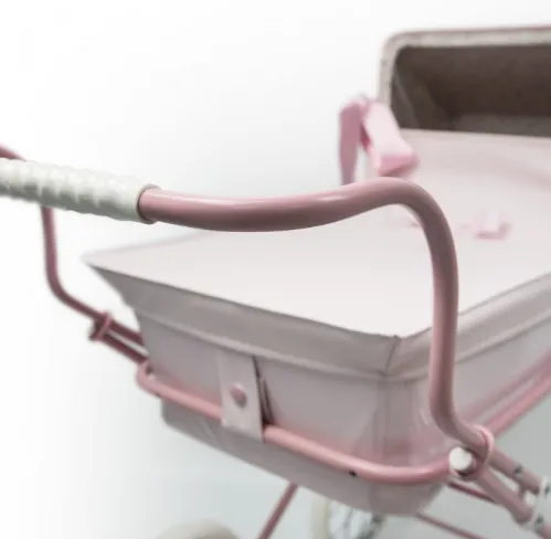 Bebelux 'Sweet Mini Pink' Spanish Doll's Pram & Bag 2034-R