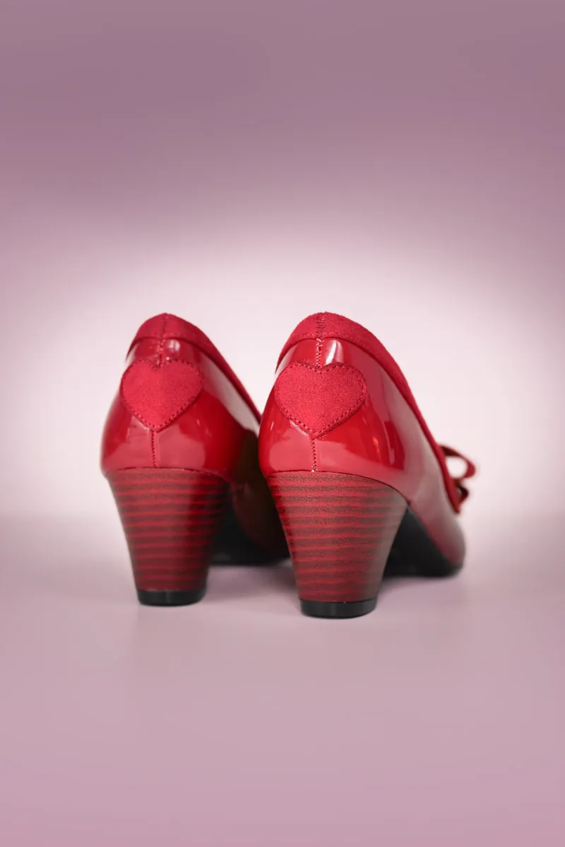 Bella Bow Shoes Red