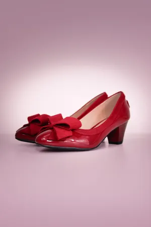 Bella Bow Shoes Red