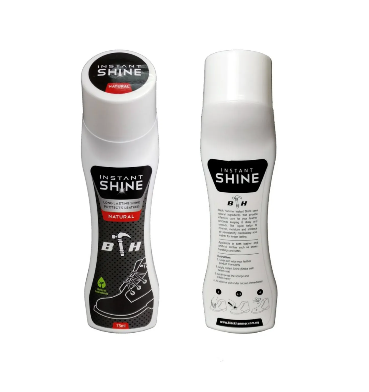 Black Hammer Instant Shine Shoeshine 75ml