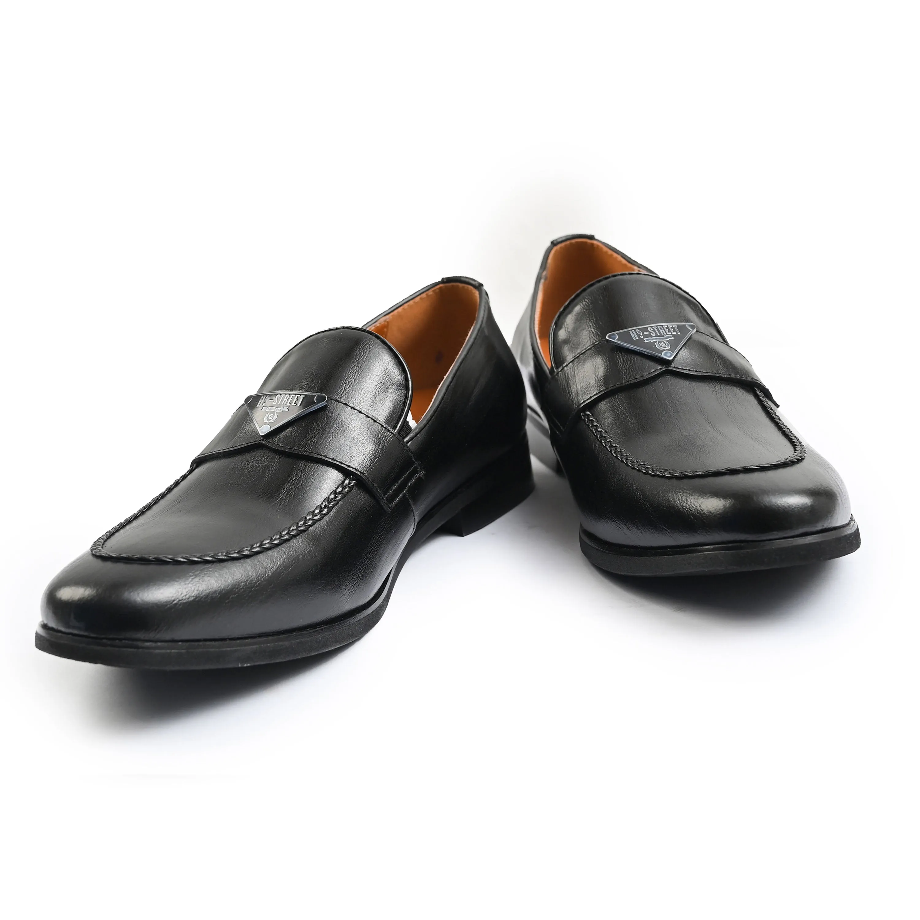 BLACK SNAFFLE TRIM SHOES