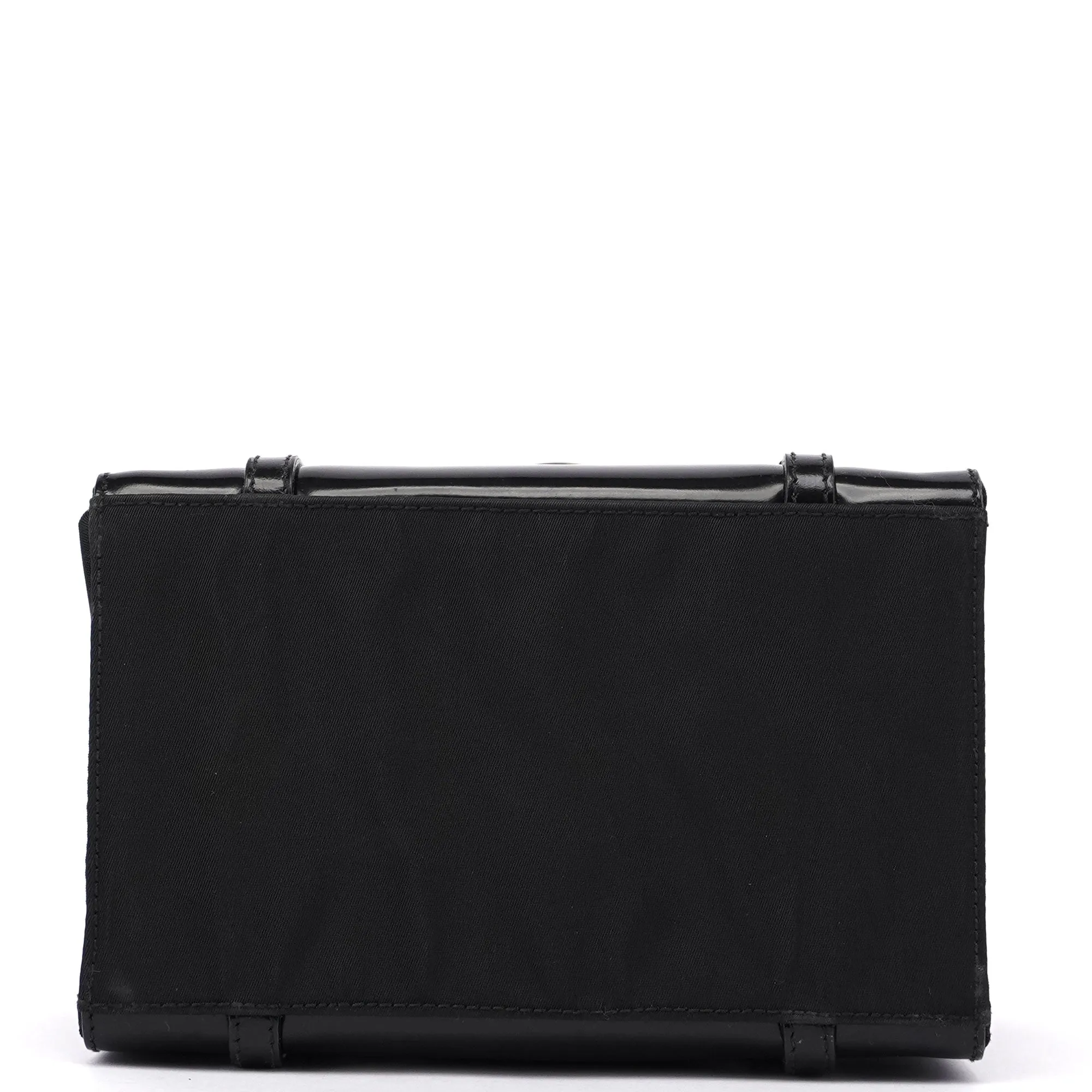 Black Spazzolato Tessuto Tote