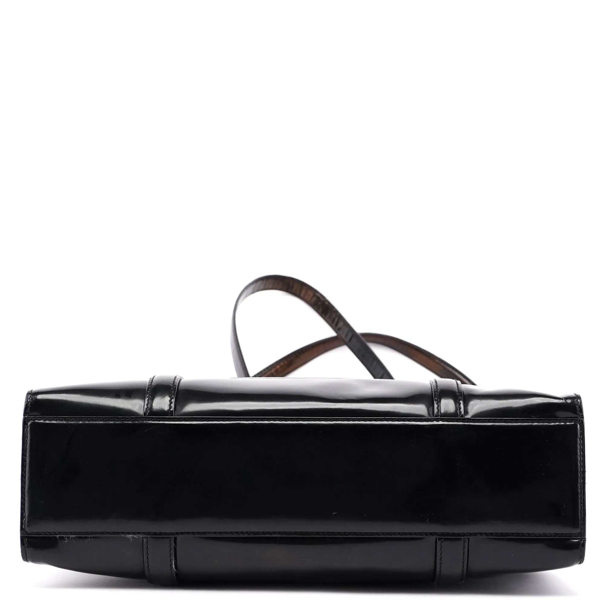 Black Spazzolato Tote