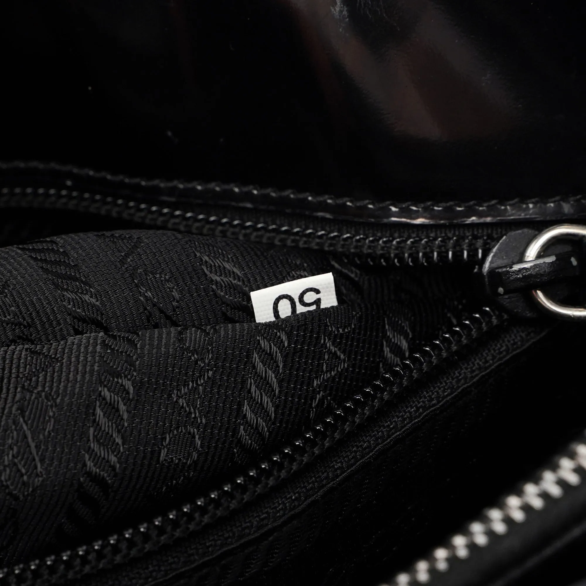 Black Spazzolato Tote