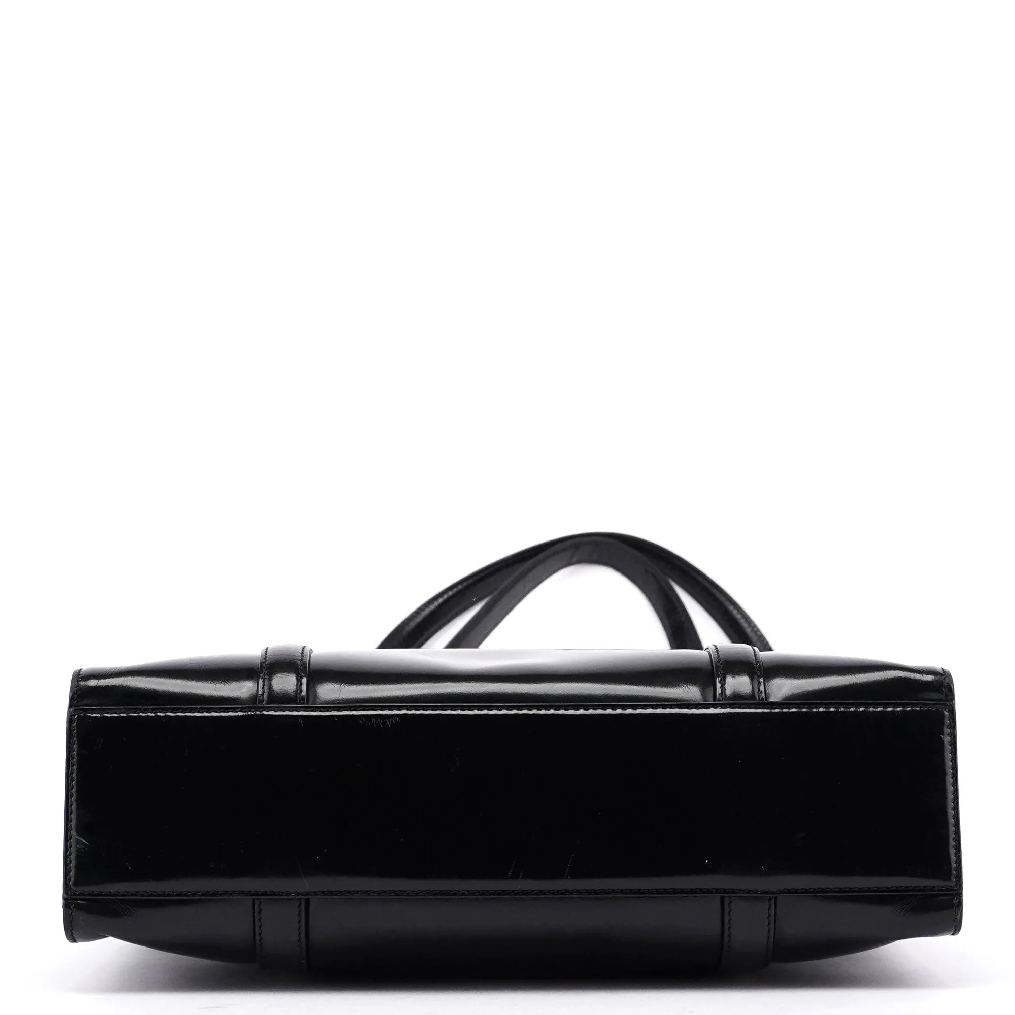 Black Spazzolato Tote