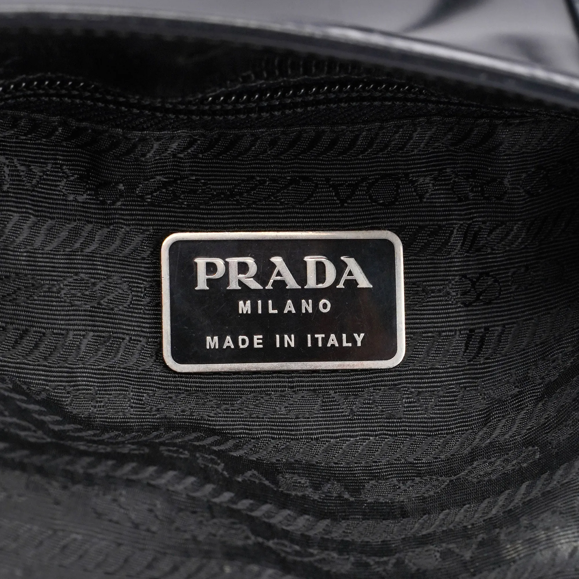 Black Spazzolato Tote
