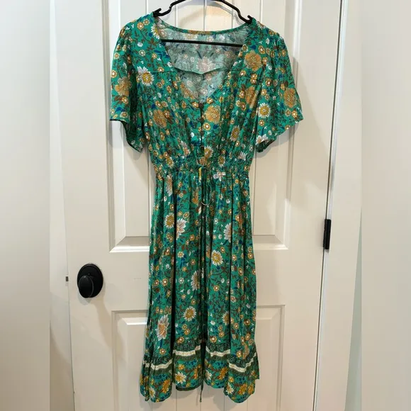 Bohemian Style - Floral Print Dress