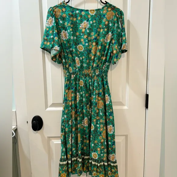Bohemian Style - Floral Print Dress